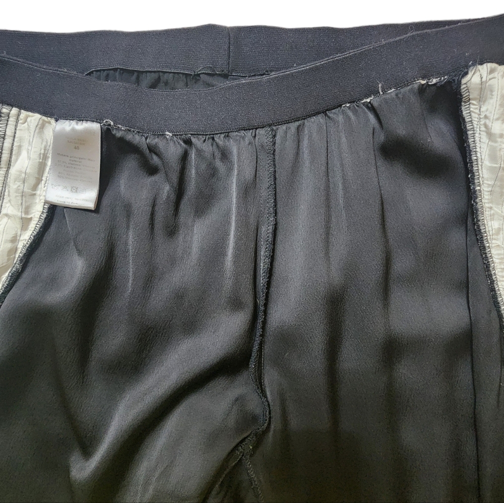 Zadig & Voltaire Black Track Pants with White Stripe - Picture 10 of 11